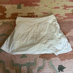 Lululemon White Athletic Skirt